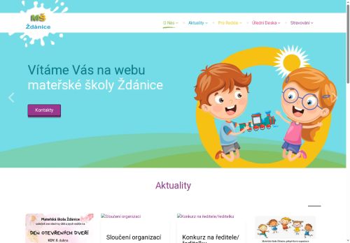 Zobrazit webové stránky Mateřská škola Ždánice