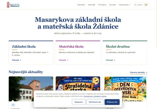 Zobrazit webové stránky Masarykova základní škola Ždánice