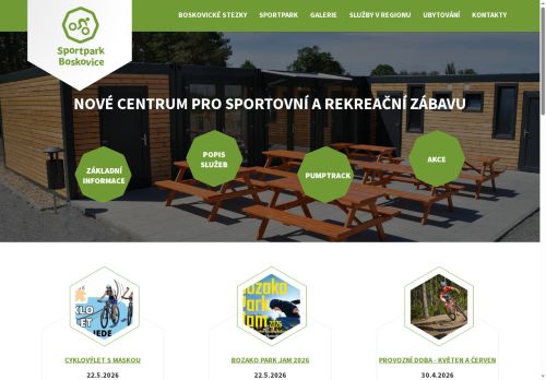 Zobrazit webové stránky Sportpark Boskovice