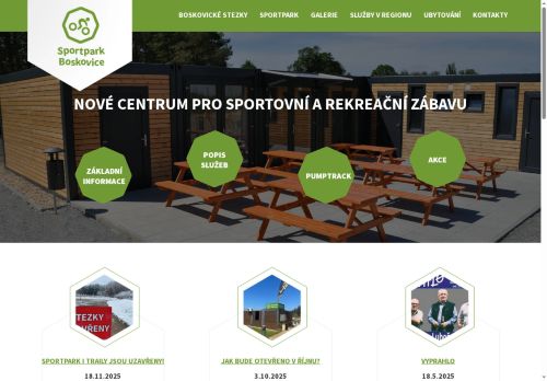 Zobrazit webové stránky Sportpark Boskovice