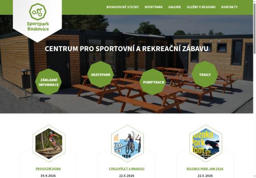 Zobrazit webové stránky Sportpark Boskovice