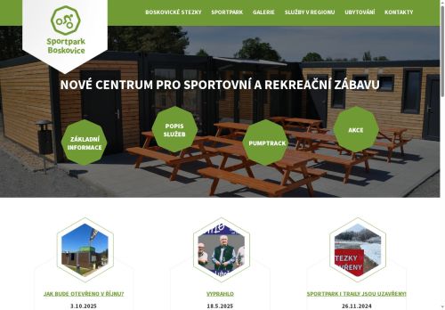 Zobrazit webové stránky Sportpark Boskovice