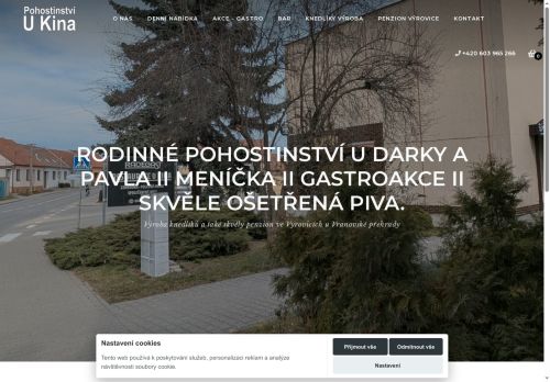 Zobrazit webové stránky Pohostinství U Kina