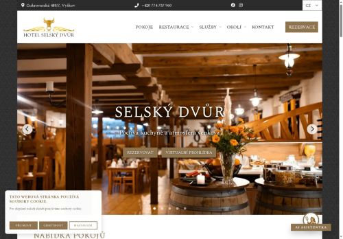 Zobrazit webové stránky Hotel Selský dvůr
