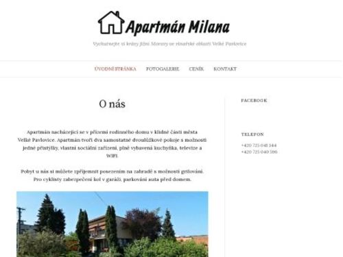 Apartmán Milana