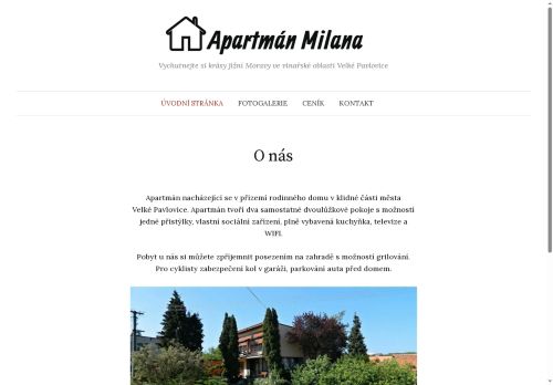 Zobrazit webové stránky Apartmán Milana