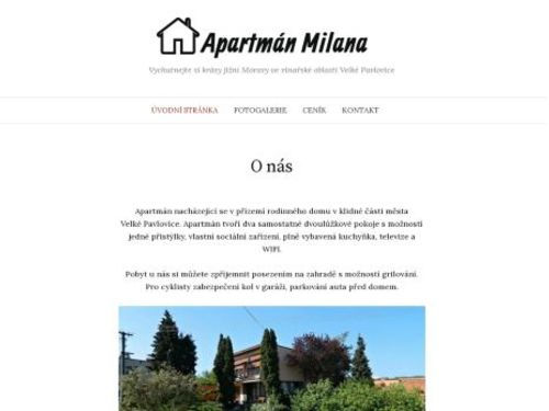 Apartmán Milana