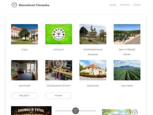 Ubytování Ekocentrum Trkmanka