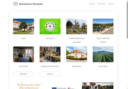 Zobrazit webové stránky Ubytování Ekocentrum Trkmanka