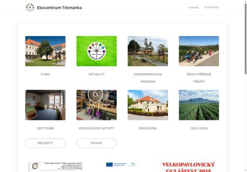 Zobrazit webové stránky Ubytování Ekocentrum Trkmanka