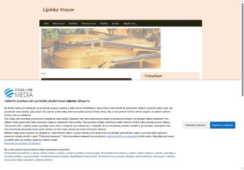 Zobrazit webové stránky Dětský folklorní soubor Lipinka Vracov