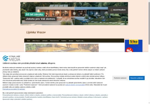 Zobrazit webové stránky Dětský folklorní soubor Lipinka Vracov