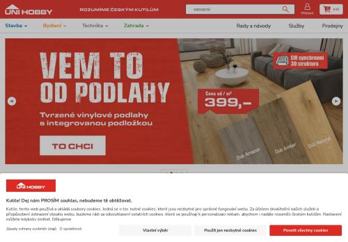 UNI HOBBY, a.s. nabízí práci na pozici prodavač/ka dřeva v obci Hodonín