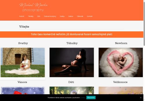 Zobrazit webové stránky Fotograf Michal Měrka