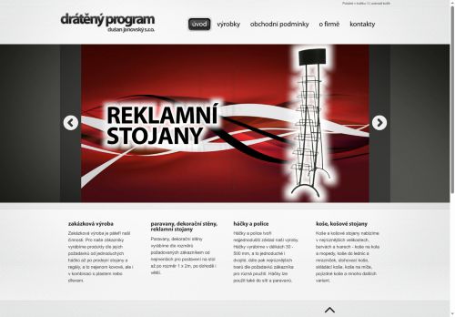 Zobrazit webové stránky Drátěný program Dušan Janovský