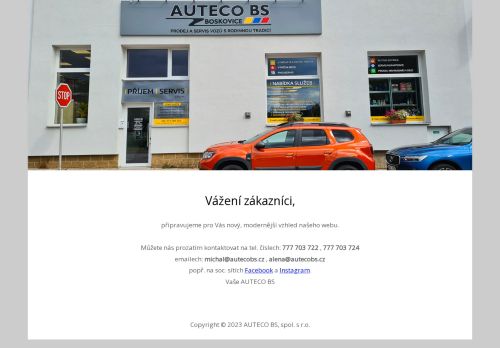 Zobrazit webové stránky Auteco BS Boskovice