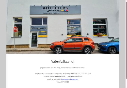 Zobrazit webové stránky Auteco BS Boskovice