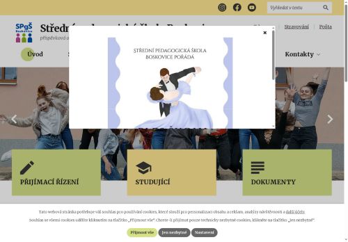 Zobrazit webové stránky Domov mládeže SPgŠ Boskovice