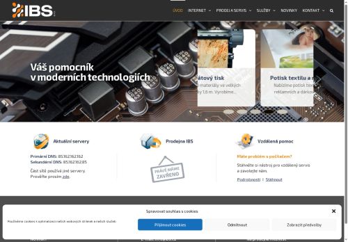 Zobrazit webové stránky IBS