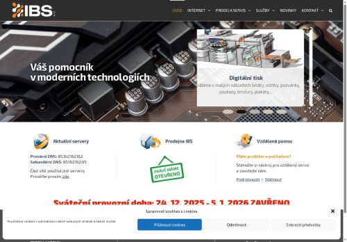 Zobrazit webové stránky IBS