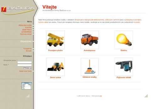 Zobrazit webové stránky Baďura