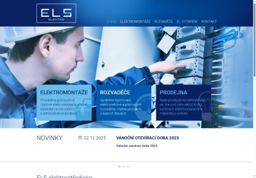 Zobrazit webové stránky ELS Elektro