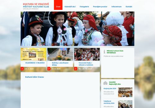 Zobrazit webové stránky Městský kulturní klub Vracov