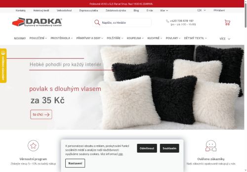 DADKA VRACOV s.r.o. nabízí práci na pozici šič/ka v obci Vracov