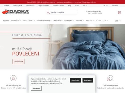 Bytový a hotelový textil Dadka