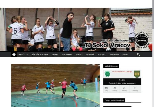 Zobrazit webové stránky Národní házená TJ Sokol Vracov