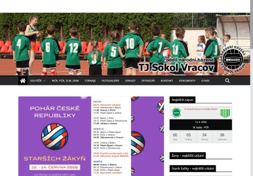 Zobrazit webové stránky Národní házená TJ Sokol Vracov