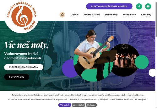Zobrazit webové stránky Základní umělecká škola Vracov