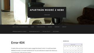 Zobrazit webové stránky Apartmán Modré z nebe