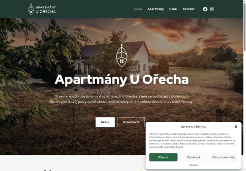 Zobrazit webové stránky Penzion U Ořecha