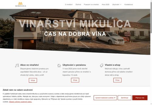 Zobrazit webové stránky Vinařství Mikulica