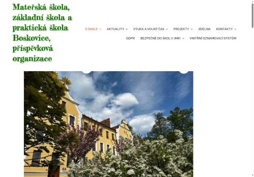 Zobrazit webové stránky Mateřská škola, základní škola a praktická škola Boskovice