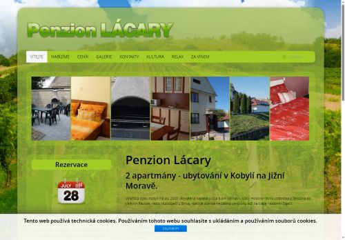 Zobrazit webové stránky Penzion Lácary