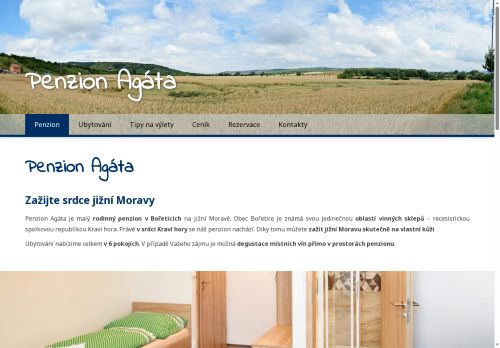 Zobrazit webové stránky Penzion Agáta