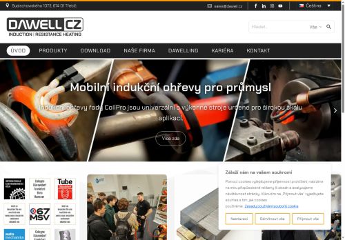 DAWELL CZ s.r.o. nabízí práci na pozici OBCHODNÍ MANAŽER PRO ZAHRANIČNÍ TRHY (M/Ž) v obci Třebíč