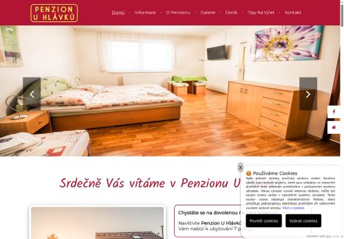 Zobrazit webové stránky Ubytování U Hlávků