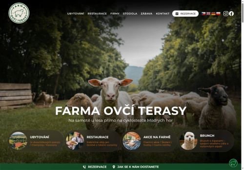 Zobrazit webové stránky Farma Ovčí terasy