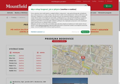 Zobrazit webové stránky Mountfield