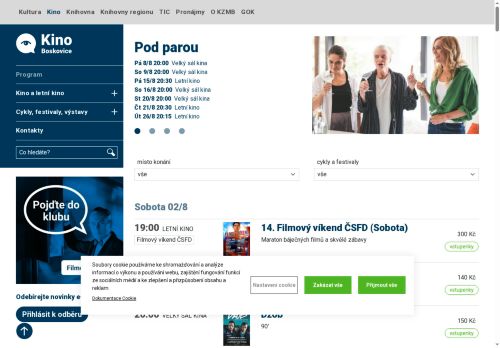 Zobrazit webové stránky Kino Panorama Boskovice