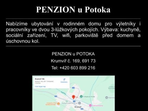 Penzion u Potoka