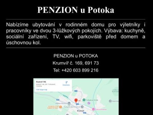 Penzion u Potoka