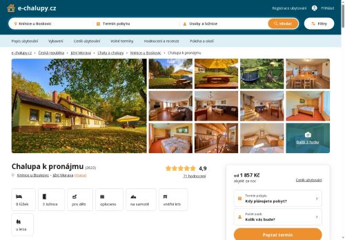 Zobrazit webové stránky Chalupa Knínice u Boskovic