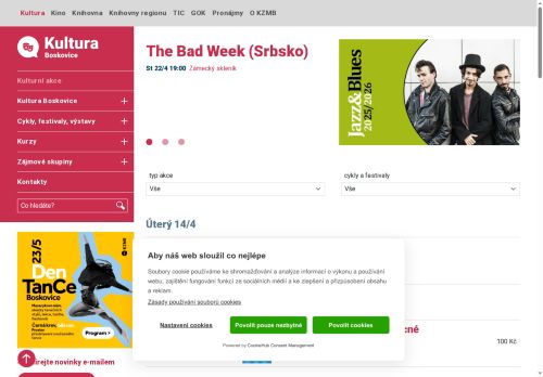 Zobrazit webové stránky Kulturní zařízení města Boskovice