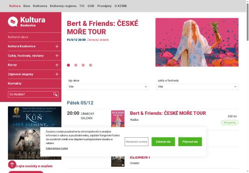 Zobrazit webové stránky Kulturní zařízení města Boskovice