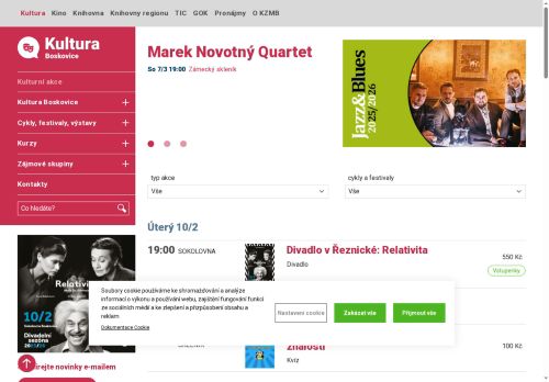 Zobrazit webové stránky Kulturní zařízení města Boskovice