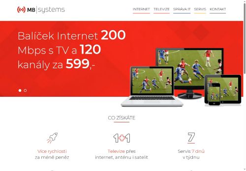 Zobrazit webové stránky MBsystems